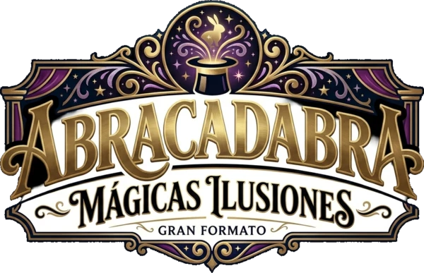 Logotipo oficial ABRACADABRA mágicas ilusiones